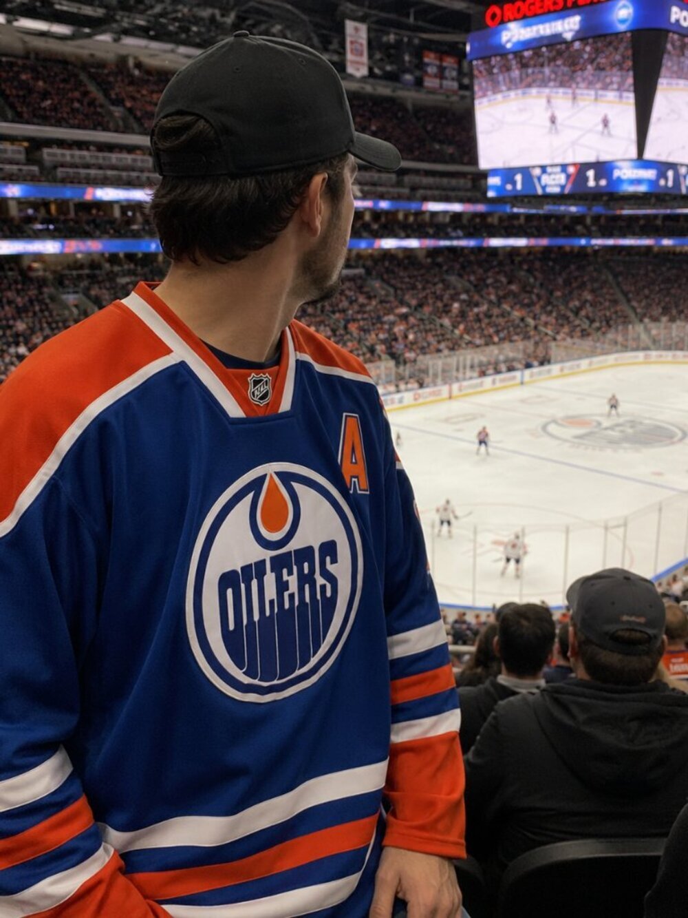 (NEW) OILERS # 44 SOURAY REEBOK JERSEY (XL)